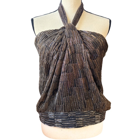 Miraclesuit Blouse Top or Tankini New Years Eve Size 12 Large - Picture 2 of 4